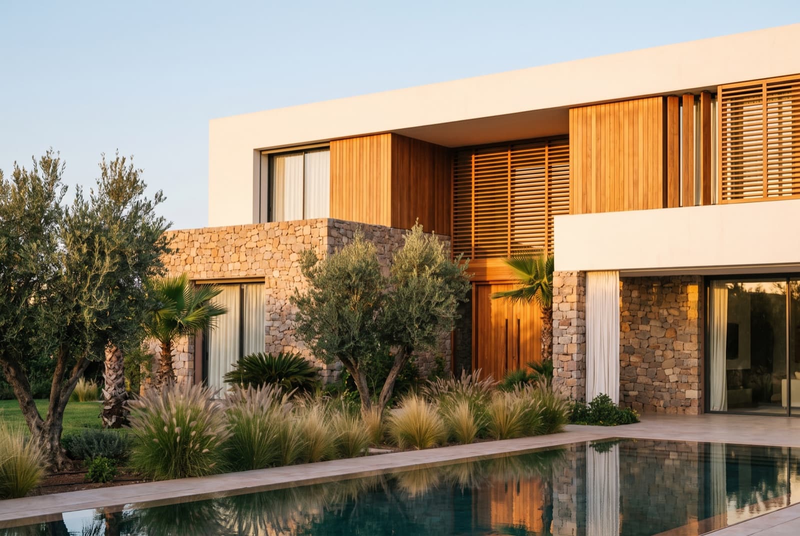 Villa éclectique : arches, ferronneries et mélange d'époques assumé (vue 3)